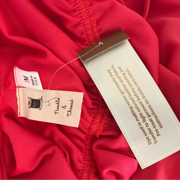 Needle & Thread by Francesca’s Lined Coral Dress Medium NWT - Picture 8 of 8